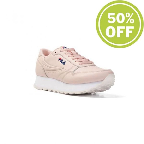 Zapatillas Fila Mujer Coral Claro - Orbit Zeppa L Trendy Retro - España 967825EWL